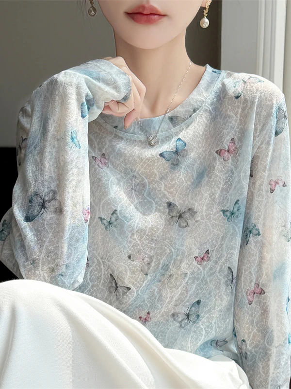Water Soluble Long Sleeve T-Shirt Knitted Base Shirt Women round Neck Thin Top Spring Autumn Warmth Inner Wear Sweater
Water Soluble Long Sleeve T-Shirt Knitted Base Shirt Women round Neck Thin Top Spring Autumn Warmth Inner Wear Sweater