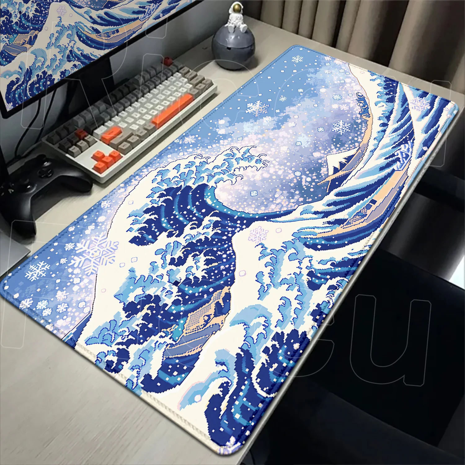 Japanese Mouse Pad Gamer Pixel Waves Computer Home HD Mousepad XXL Office Soft Non-Slip PC Table Mat 400x900mm Desk Mat carpet
Japanese Mouse Pad Gamer Pixel Waves Computer Home HD Mousepad XXL Office Soft Non-Slip PC Table Mat 400x900mm Desk Mat carpet