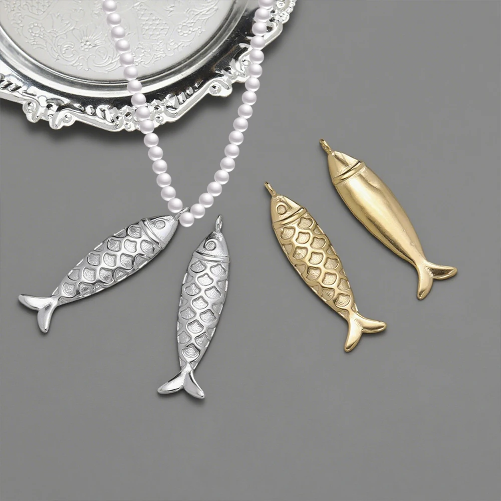 Cordial Design 20Pcs 11*48MM Pendant For Earrings/Hand Made/Fish Shape/DIY Stainless Steel Charms/Jewelry Accessories #195155
Cordial Design 20Pcs 11*48MM Pendant For Earrings/Hand Made/Fish Shape/DIY Stainless Steel Charms/Jewelry Accessories #195155
