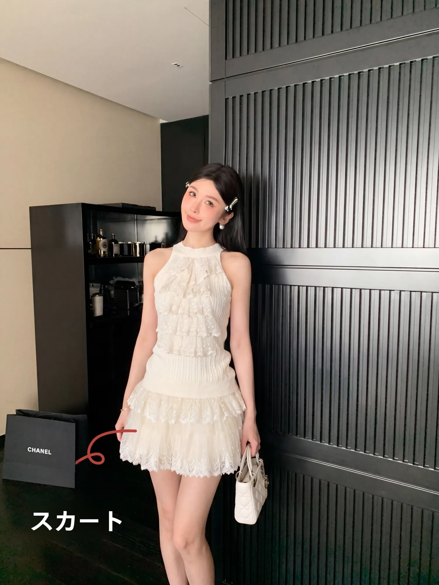 LADIES FIRST High Waist Short Puffy Skirt Women's Mesh Lace Half-length Cake Style Frock Casual A-Line Skirt with Zipper
LADIES FIRST High Waist Short Puffy Skirt Women's Mesh Lace Half-length Cake Style Frock Casual A-Line Skirt with Zipper