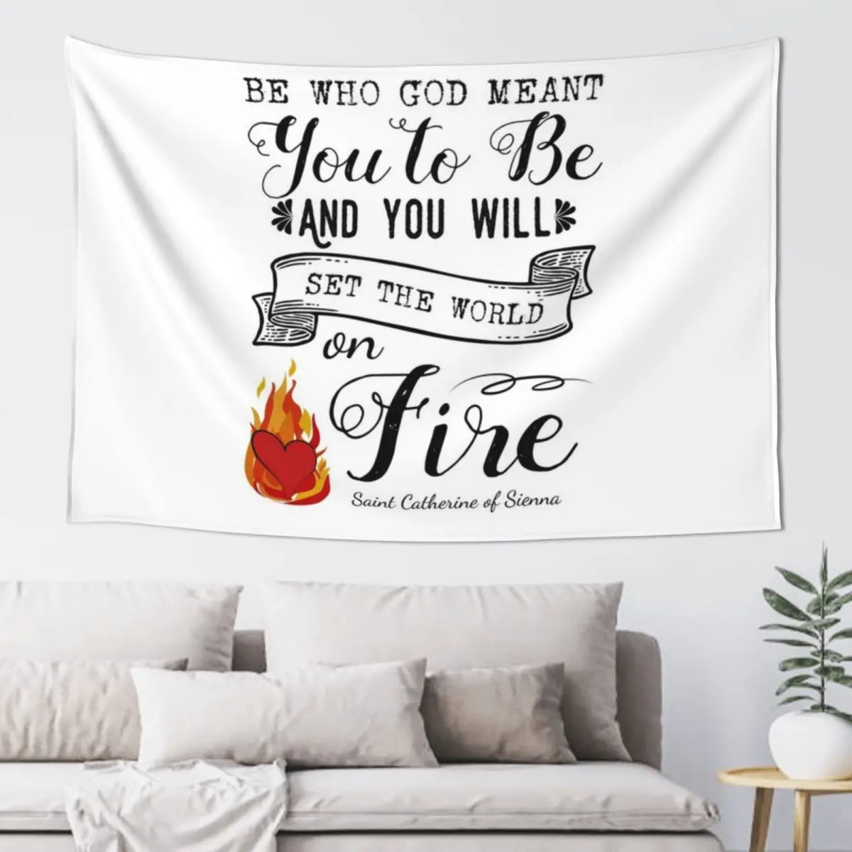 St. Catherine of Sienna Religious Sayings Tapestry Wall Tapestries Decoration Bedroom Tapestry
St. Catherine of Sienna Religious Sayings Tapestry Wall Tapestries Decoration Bedroom Tapestry