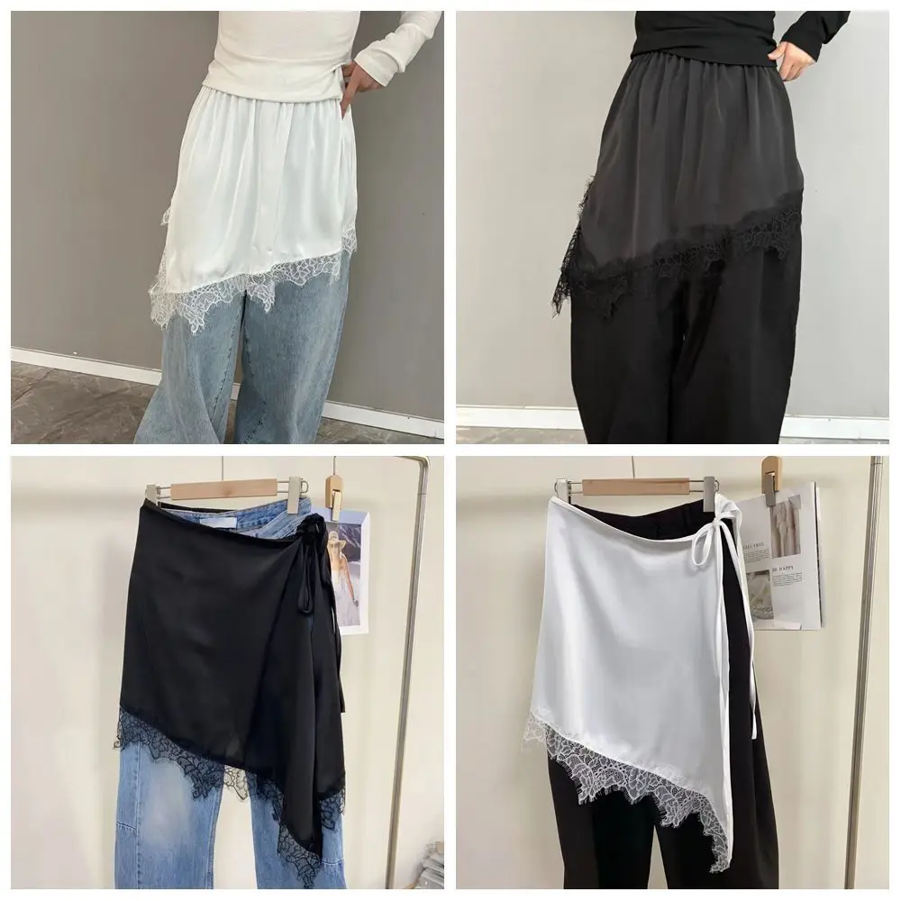 High Waist Lace Midi Skirt Irregular Side Slit See Through Lace Drawstring Skirt Harajuku Embroidered Flower
High Waist Lace Midi Skirt Irregular Side Slit See Through Lace Drawstring Skirt Harajuku Embroidered Flower