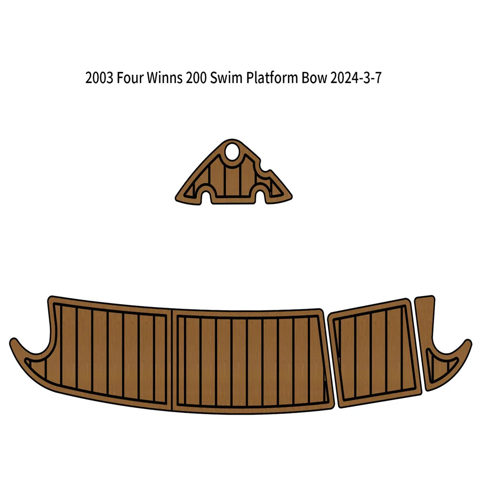 2003 Four Winns 200 Swim Platform Bow Pad Boat EVA Foam Faux Teak Flooring Mat
2003 Four Winns 200 Swim Platform Bow Pad Boat EVA Foam Faux Teak Flooring Mat