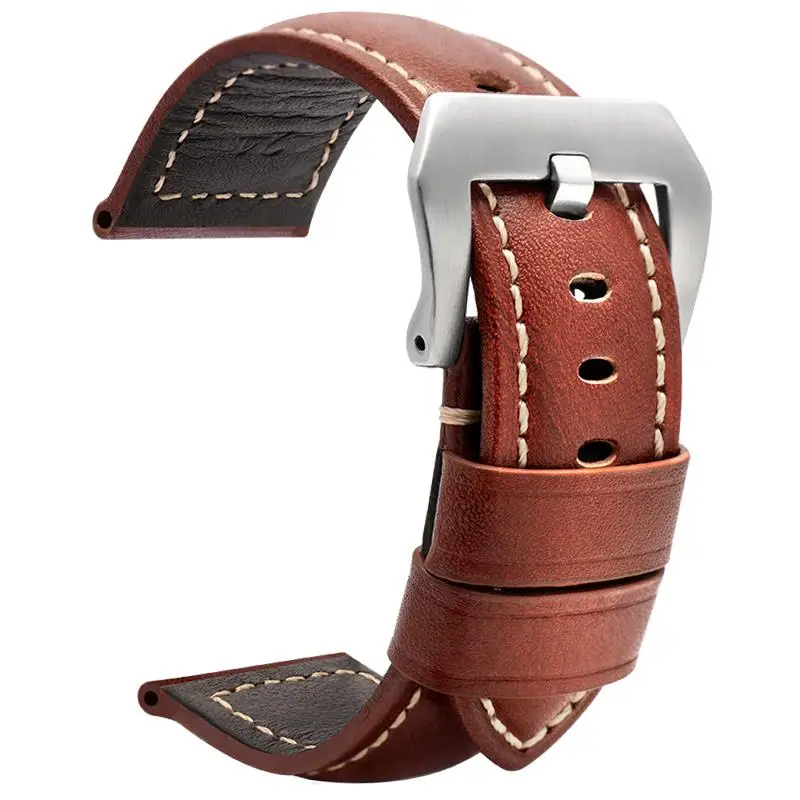 MAISITU Vintage Genuine Leather Watchbands Stainless Steel Buckle 22mm 24mm 26mm Men Cowhide Watch Band Strap Watch Accessories
MAISITU Vintage Genuine Leather Watchbands Stainless Steel Buckle 22mm 24mm 26mm Men Cowhide Watch Band Strap Watch Accessories