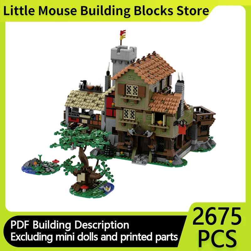 Medieval Castle Model MOC Building Bricks Town Square Extension Modular Technology Gifts Holiday Assemble Children Toys Suit
Medieval Castle Model MOC Building Bricks Town Square Extension Modular Technology Gifts Holiday Assemble Children Toys Suit