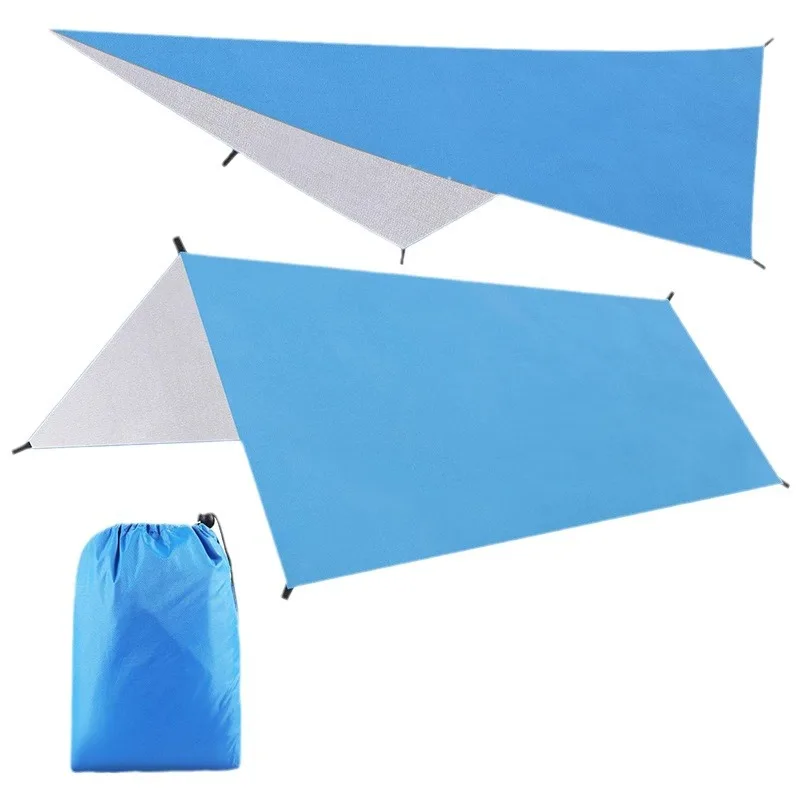 Waterproof Silver-Coated Outdoor Tarp Can Be Used As Beach Shelter & Tent(UV Protection, Windproof, Double-Sided Waterproof)
Waterproof Silver-Coated Outdoor Tarp Can Be Used As Beach Shelter & Tent(UV Protection, Windproof, Double-Sided Waterproof)