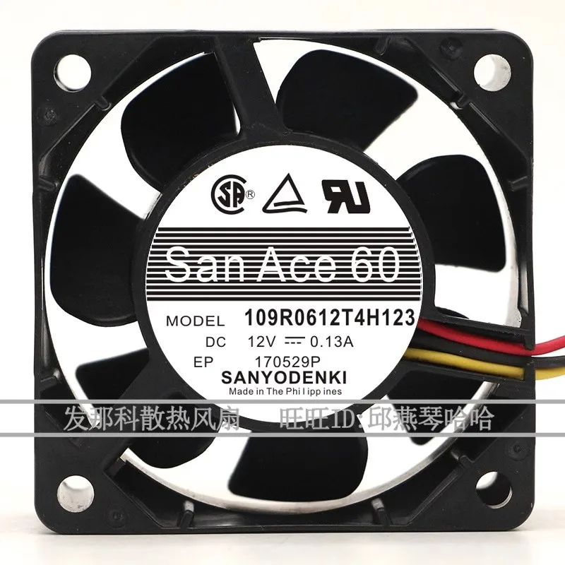 Новый вентилятор ЦП для Sanyo 109R0612T4H123 6025 12В 0.13A 6 см осевой потоковый охлаждающий вентилятор 60*60*25 мм
Новый вентилятор ЦП для Sanyo 109R0612T4H123 6025 12В 0.13A 6 см осевой потоковый охлаждающий вентилятор 60*60*25 мм