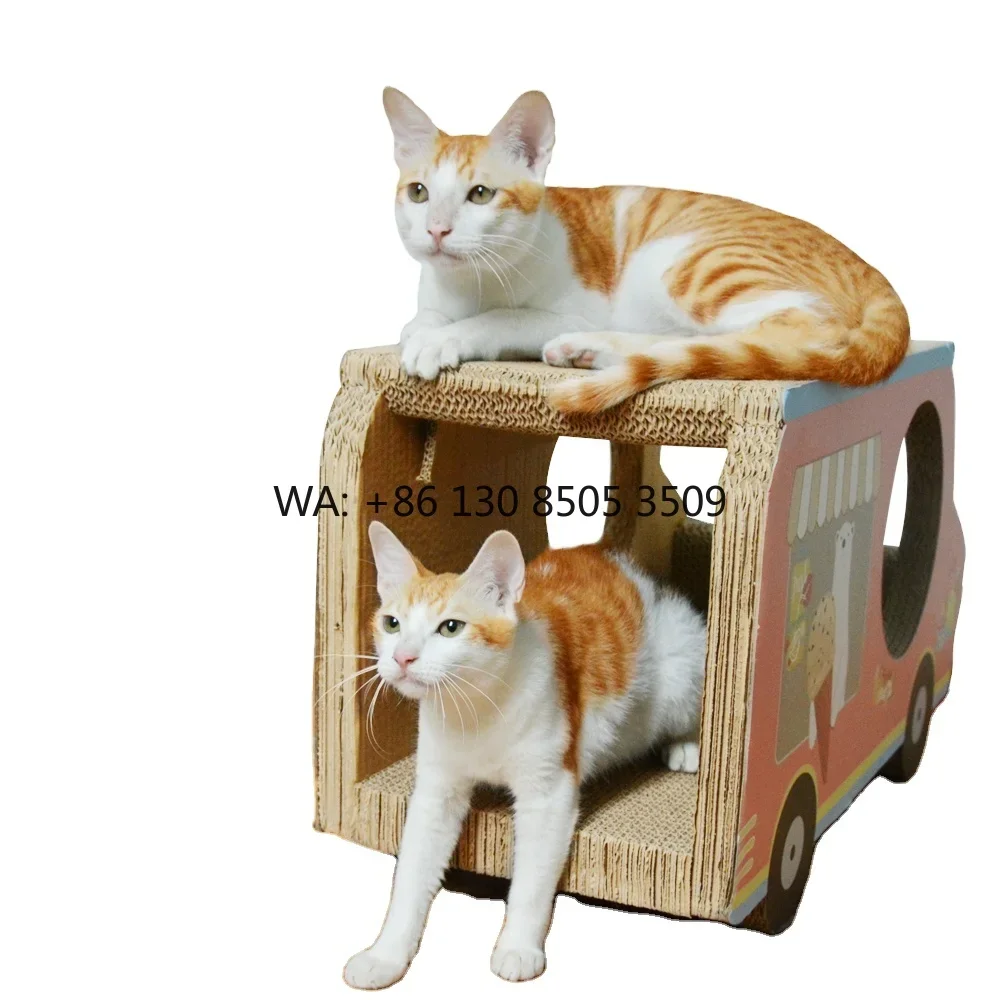Cat Products Car Shaped House Boxes-IC-0040-pink Ice Cream Car Free Catnip Carton Corrugated Paper Cardboard Cat Scratch
Cat Products Car Shaped House Boxes-IC-0040-pink Ice Cream Car Free Catnip Carton Corrugated Paper Cardboard Cat Scratch