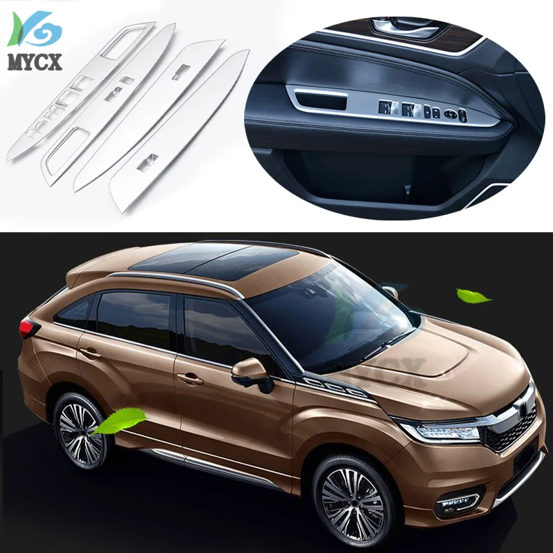 ABS хромированный автомобильный Стайлинг, подлокотник, панель, крышка переключателя стеклоподъемника, декоративная наклейка для Honda Avancier 2017 2018, автоаксессуары
ABS хромированный автомобильный Стайлинг, подлокотник, панель, крышка переключателя стеклоподъемника, декоративная наклейка для Honda Avancier 2017 2018, автоаксессуары