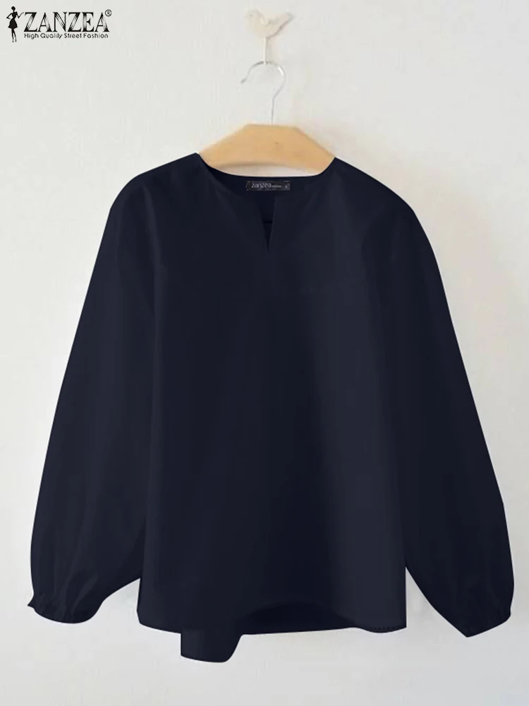 2025 ZANZEA Spring Vintage Long Lantern Sleeve Blouse Women Solid Tops Tunic Fashion Work Shirt Casual V Neck Holiday Blusas
2025 ZANZEA Spring Vintage Long Lantern Sleeve Blouse Women Solid Tops Tunic Fashion Work Shirt Casual V Neck Holiday Blusas