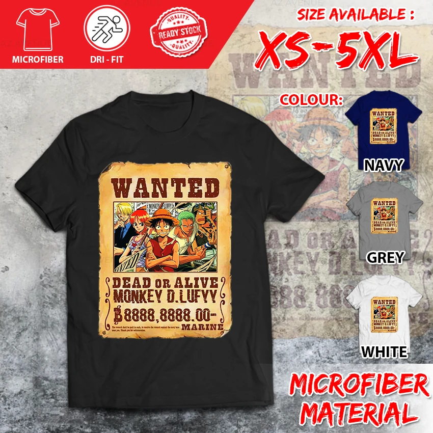 ONE PIECE Roronoa Zoro Anime Cartoon Streetwear Microfiber Dri-Fit Polyester Street Short Sleeve Men T-Shirt Women Kids Top
ONE PIECE Roronoa Zoro Anime Cartoon Streetwear Microfiber Dri-Fit Polyester Street Short Sleeve Men T-Shirt Women Kids Top