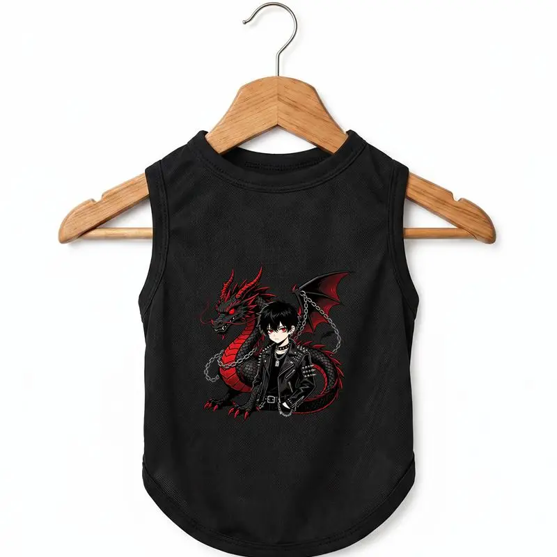 Cool Dragon Print Dog Summer Vest, Breathable Apparel
Cool Dragon Print Dog Summer Vest, Breathable Apparel