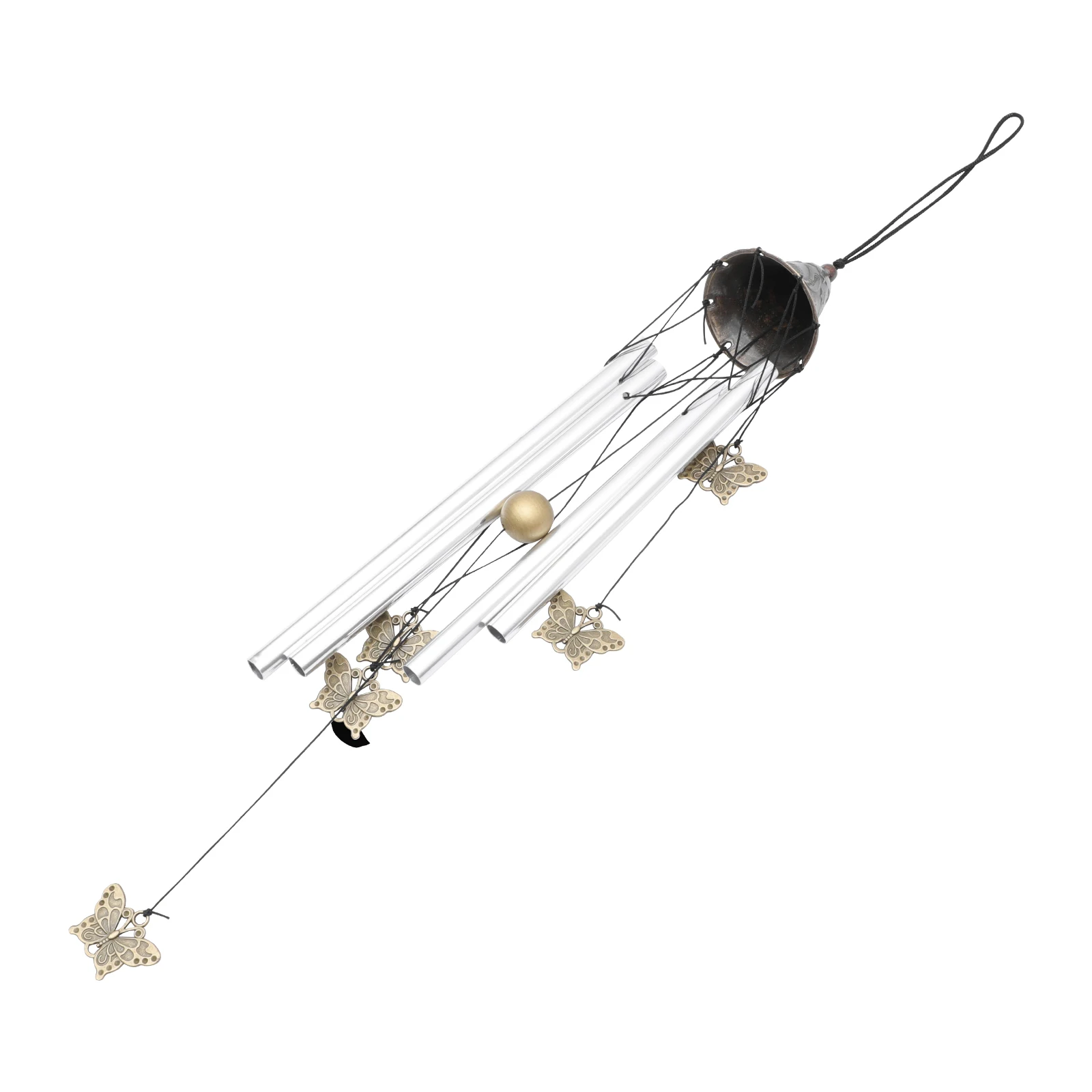 1pc Zinc Alloy Wind Bell Creative Hanging Ornament For Home Garden Porch Decoration Balcony Wind Chime Decorative Bell
1pc Zinc Alloy Wind Bell Creative Hanging Ornament For Home Garden Porch Decoration Balcony Wind Chime Decorative Bell