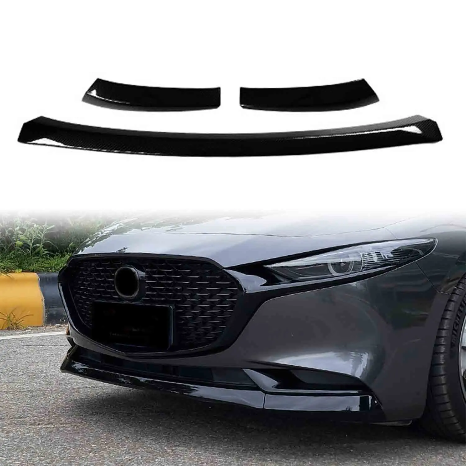 For Mazda3 M3 2019-2026 Car Exterior Front Lower Valance Panel Bumper Molding Strip Trim ABS Plastic 3pcs
For Mazda3 M3 2019-2026 Car Exterior Front Lower Valance Panel Bumper Molding Strip Trim ABS Plastic 3pcs