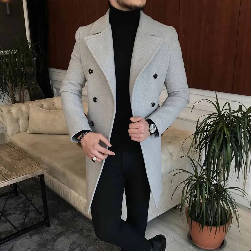 Leisure 2 Piece Jacket Pants Vest Grey Jacket Black Pants Casual Outfits Double Breasted Peak Lapel Gentlemen Long Blazer 2024
Leisure 2 Piece Jacket Pants Vest Grey Jacket Black Pants Casual Outfits Double Breasted Peak Lapel Gentlemen Long Blazer 2024