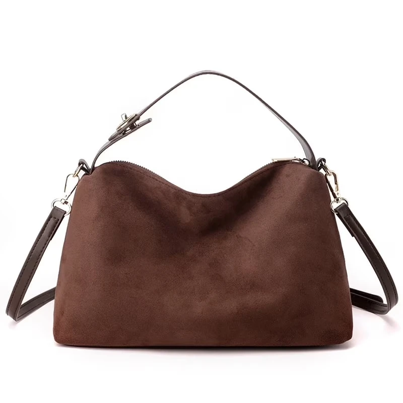 Women's Vintage Suede Tote & Slouchy Hobo Bag (Shoulder/Crossbody) - Ideal for Work & Commute,Coffee
Women's Vintage Suede Tote & Slouchy Hobo Bag (Shoulder/Crossbody) - Ideal for Work & Commute,Coffee