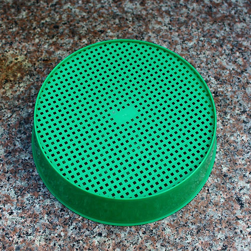 Plastic Garden Sieve Home Garden Tool Fine Mesh Soil Sieve Mining Sand Sifter Potting Sieve for Plant Soil Stone Sifting
Plastic Garden Sieve Home Garden Tool Fine Mesh Soil Sieve Mining Sand Sifter Potting Sieve for Plant Soil Stone Sifting