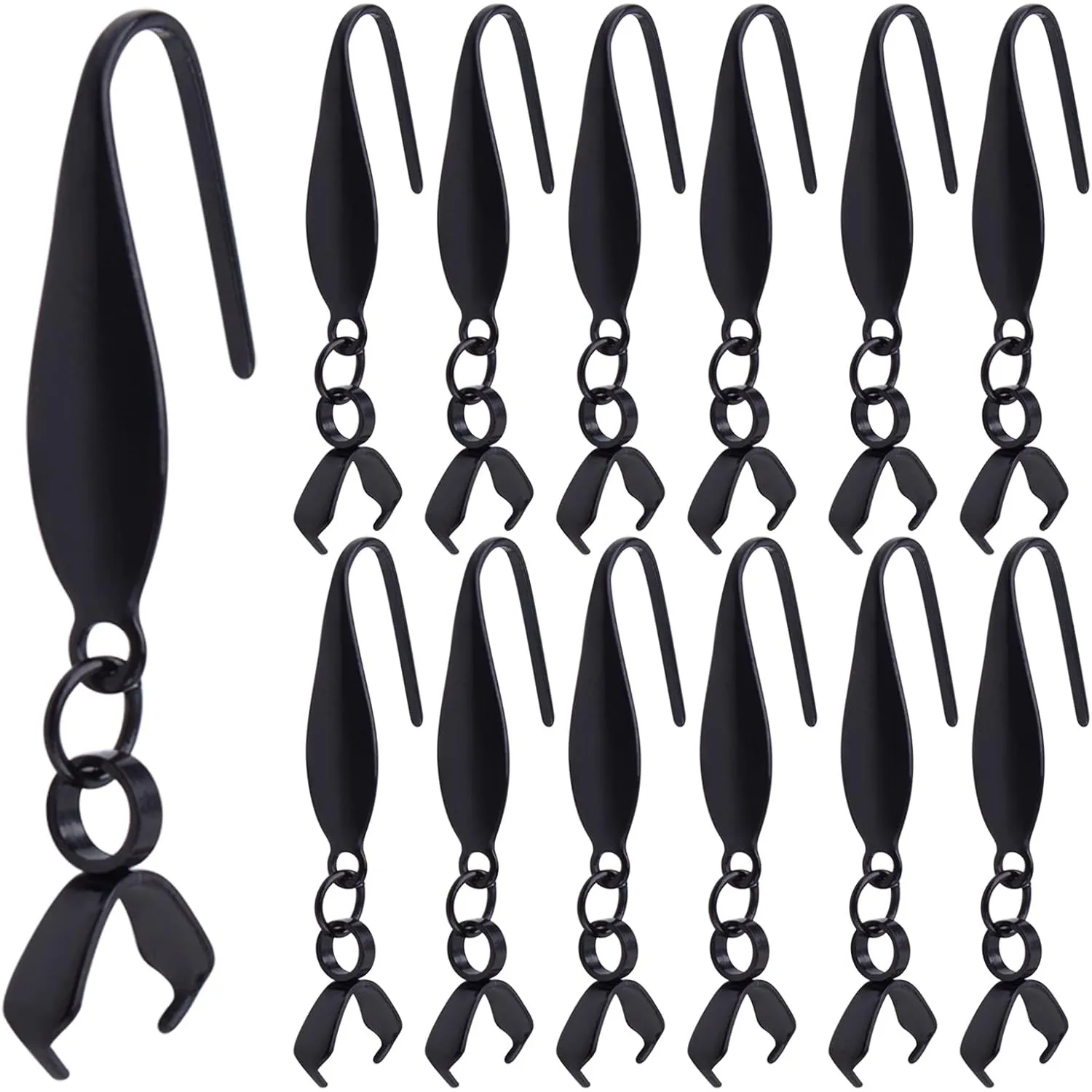 30pcs Clasp Earring Hooks Hypoallergenic Ear Wire Buckle Earring Fish Hooks for Women DIY Dangle Earrings Design Jewelry Making
30pcs Clasp Earring Hooks Hypoallergenic Ear Wire Buckle Earring Fish Hooks for Women DIY Dangle Earrings Design Jewelry Making