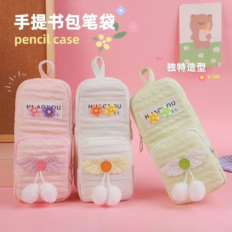 New Cute and Fluffy Pencil Case for Elementary and Middle School Students Stylish High-Capacity Stationery Pouch Pencil Case
New Cute and Fluffy Pencil Case for Elementary and Middle School Students Stylish High-Capacity Stationery Pouch Pencil Case
