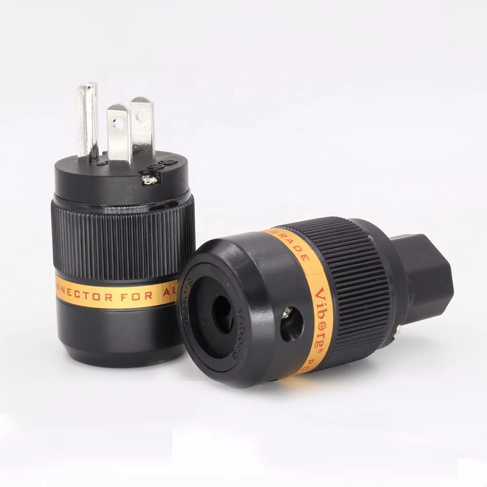 OEM Pure Copper Rhodium Plated US Electric Male Female Connectors, Power Plugs for HIFI DIY Power Cable
OEM Pure Copper Rhodium Plated US Electric Male Female Connectors, Power Plugs for HIFI DIY Power Cable