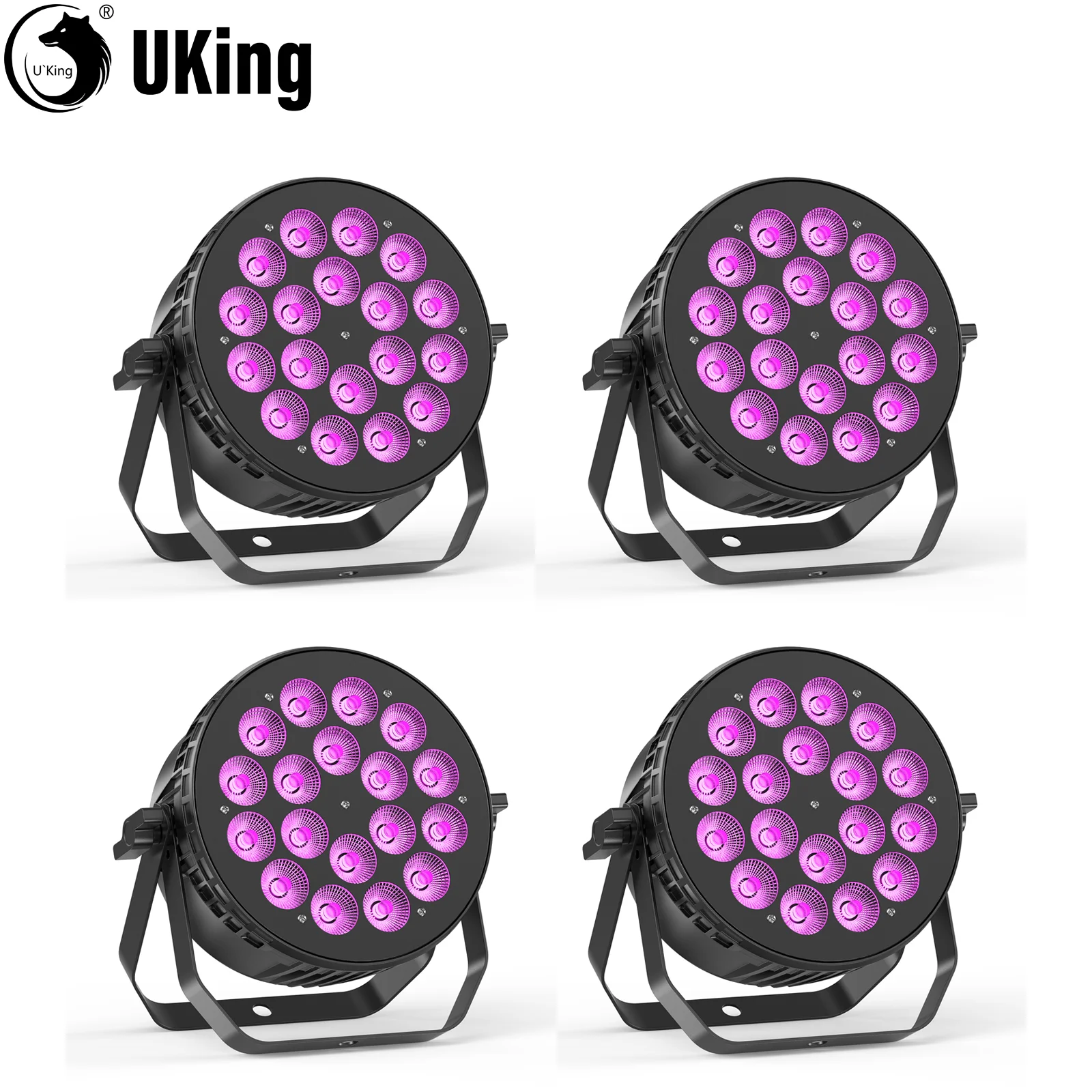 U'King 4Pcs 120W Stage Par Lights 18X8W RGBW LED DJ Par Can Light DMX Uplights For Wedding Stage Performance Bar KTV Party
U'King 4Pcs 120W Stage Par Lights 18X8W RGBW LED DJ Par Can Light DMX Uplights For Wedding Stage Performance Bar KTV Party