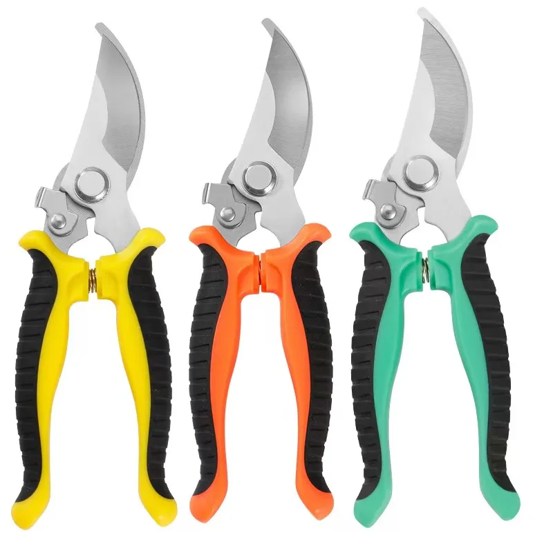 3.0 Stainless steel pruning and cutting fruit tree thick secateurs Household gardening scissors for cutting garden branche
3.0 Stainless steel pruning and cutting fruit tree thick secateurs Household gardening scissors for cutting garden branche