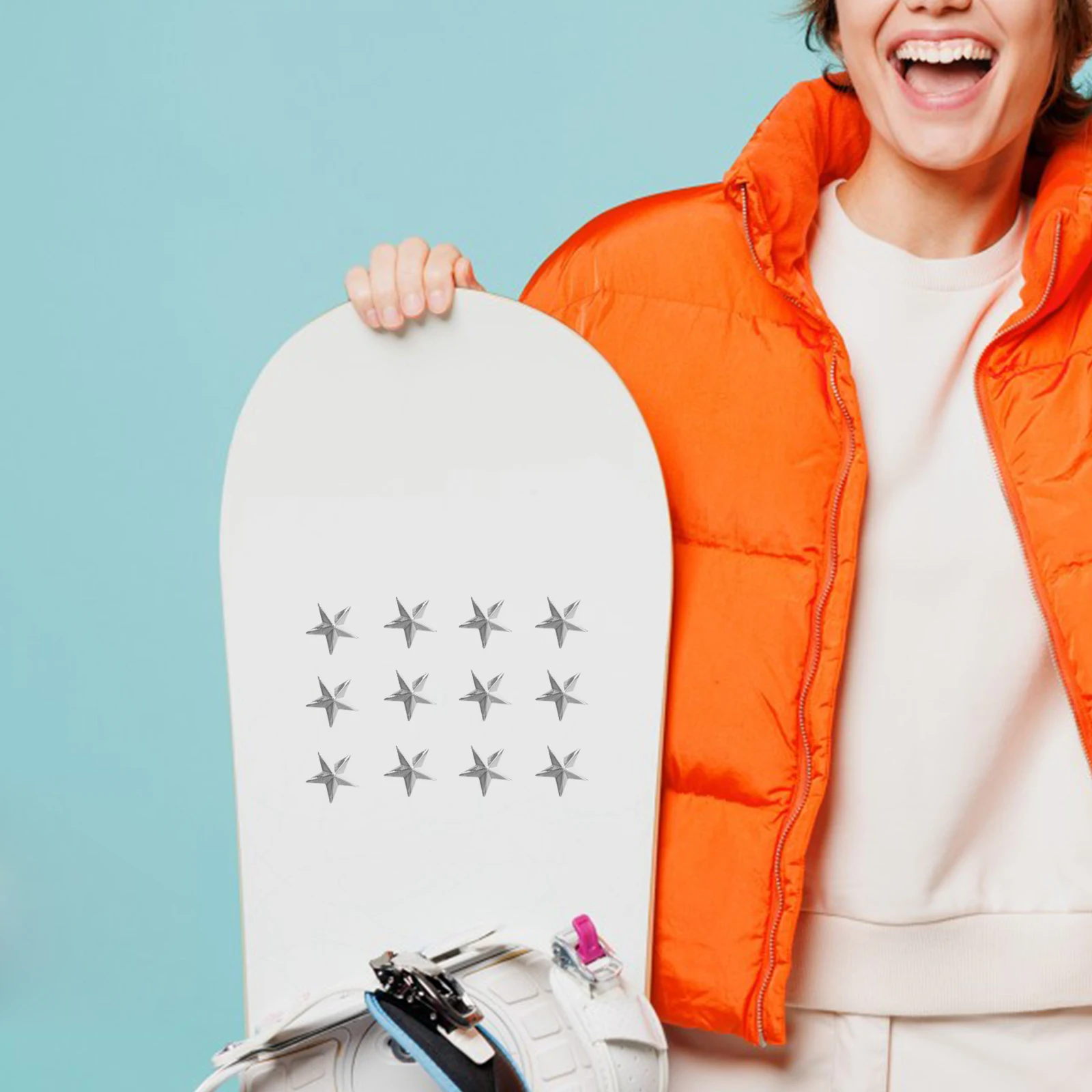 10pcs Star Studs Snowboard Traction Pad Anti Slip Gripper Spikes Self Adhesive Step Mat Non Slip Grip Cushion Durable Outdoor
10pcs Star Studs Snowboard Traction Pad Anti Slip Gripper Spikes Self Adhesive Step Mat Non Slip Grip Cushion Durable Outdoor