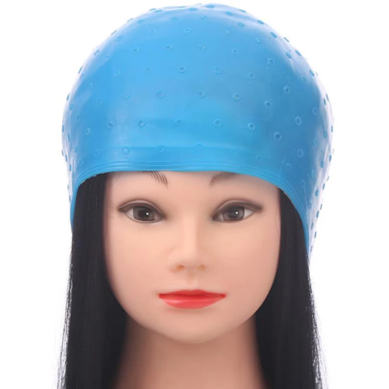 Blue Silicone Hair Highlights Cap With Needle Coloring Cap Hat Styling Tools
Blue Silicone Hair Highlights Cap With Needle Coloring Cap Hat Styling Tools