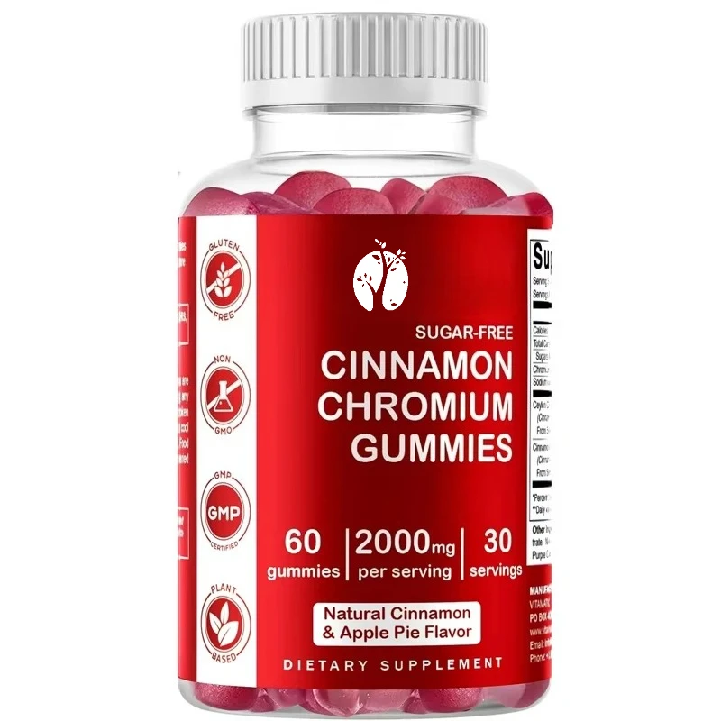 Vitamin sugar free chromium gummies containing Ceylon cinnamon, 2000mg per serving, gluten free, 60 vegetarian gummies
Vitamin sugar free chromium gummies containing Ceylon cinnamon, 2000mg per serving, gluten free, 60 vegetarian gummies