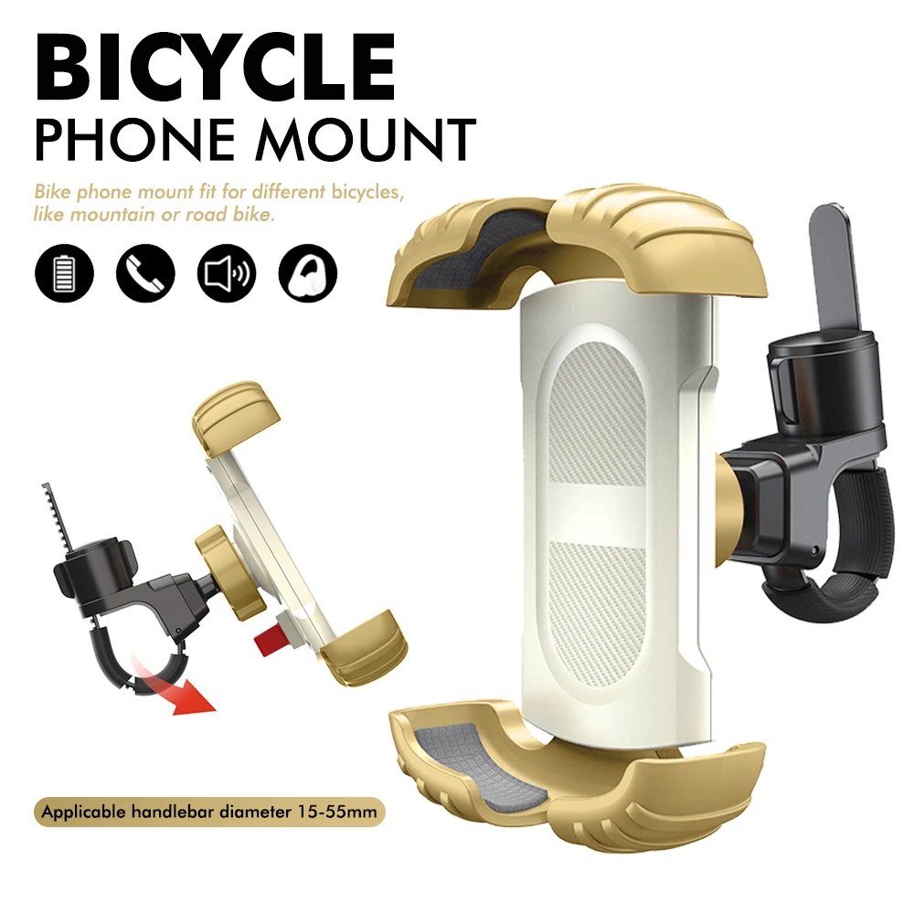 Mountain Bike Phone Holder, Anti-Shock 360° Rotation Bicycle Handlebar Mount for iPhone Samsung - Winter Cycling Essential Gift
Mountain Bike Phone Holder, Anti-Shock 360° Rotation Bicycle Handlebar Mount for iPhone Samsung - Winter Cycling Essential Gift