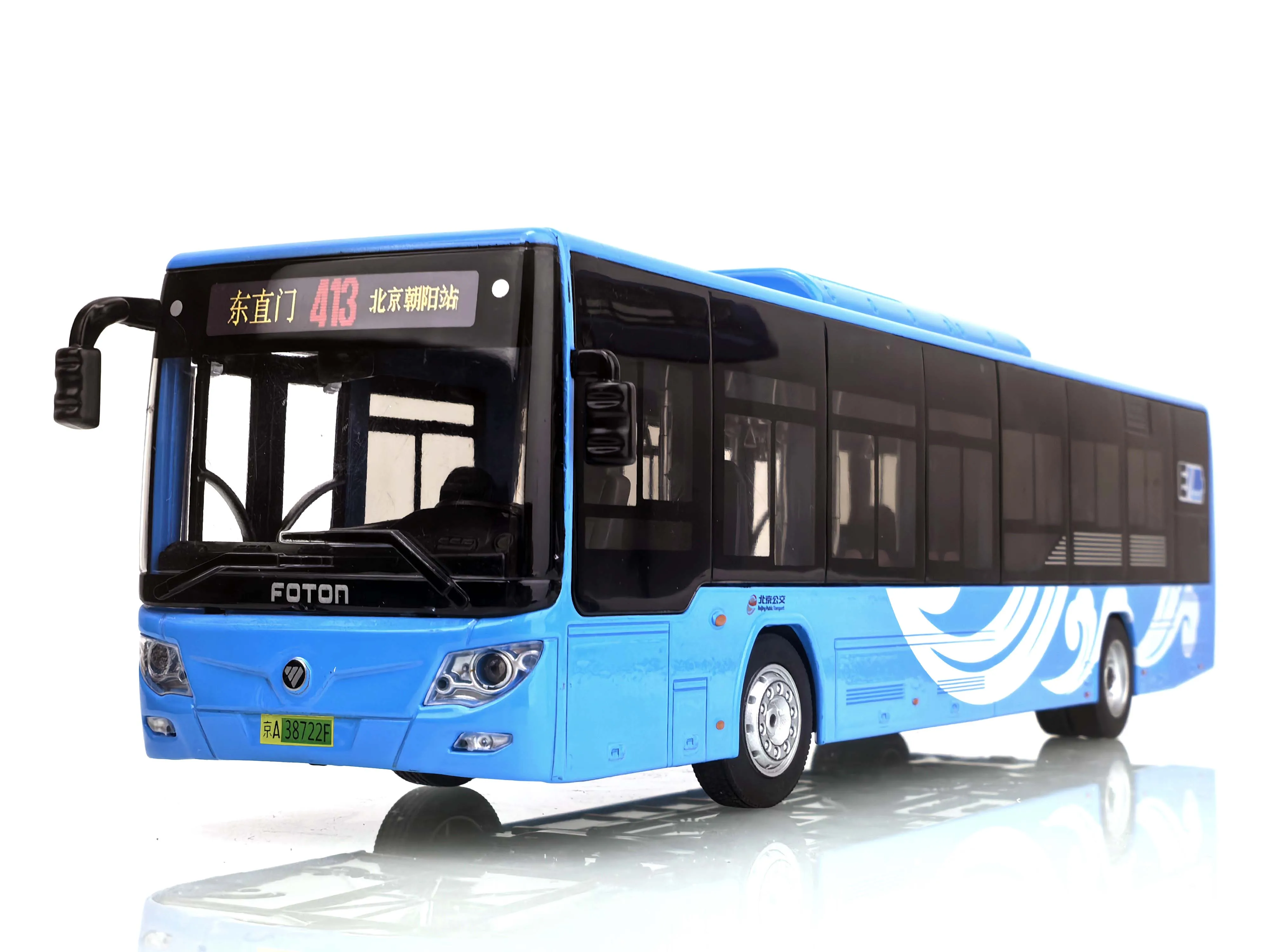 Модель автомобиля из сплава Beijing Bus Bafangda 413 Road 1:43, Futian Ouhui New Energy BJ6123C7BTB
Модель автомобиля из сплава Beijing Bus Bafangda 413 Road 1:43, Futian Ouhui New Energy BJ6123C7BTB