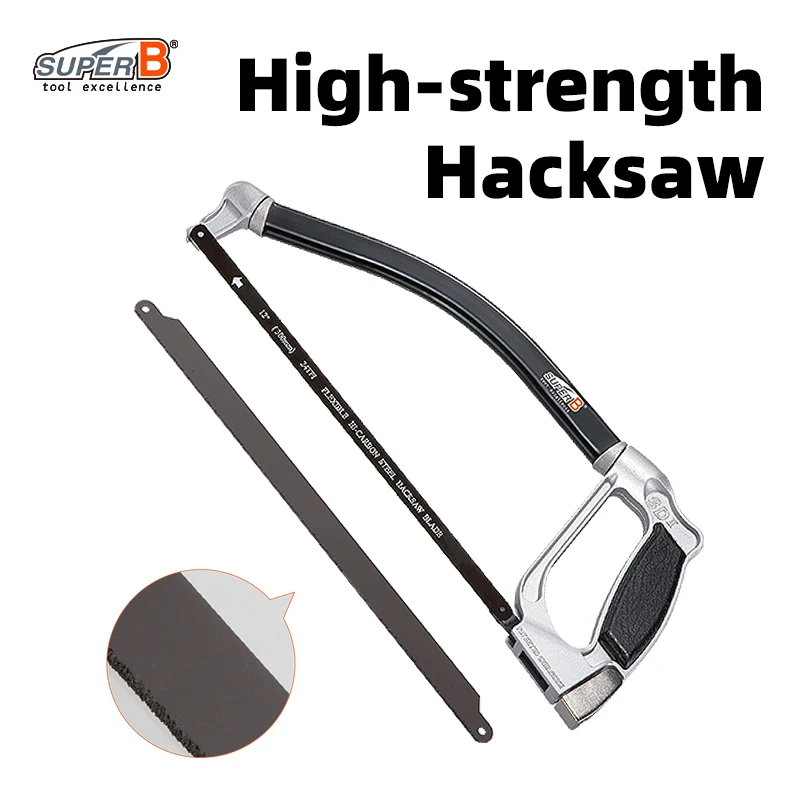 Super B Bicycle Professional Repair Tools High-Strength Hacksaw with 2blades Blade Tension Adjustable and Comfortable Handle
Super B Bicycle Professional Repair Tools High-Strength Hacksaw with 2blades Blade Tension Adjustable and Comfortable Handle