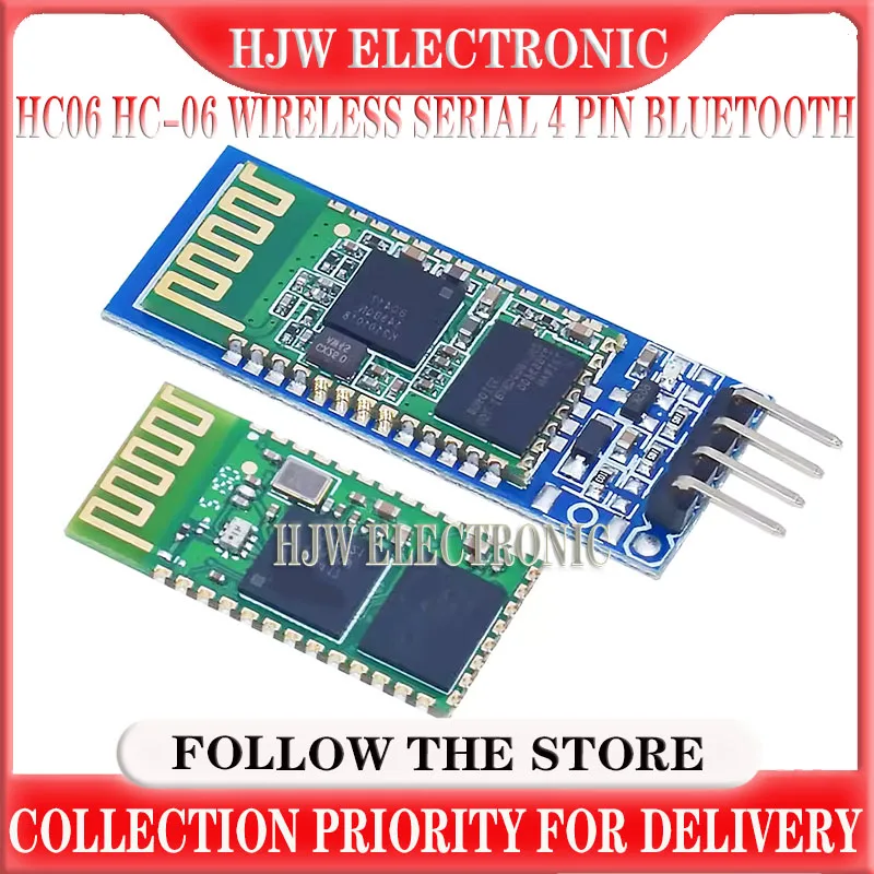 HC06 HC-06 Wireless Serial 4 Pin Bluetooth RF Transceiver Module RS232 TTL for Arduino bluetooth module
HC06 HC-06 Wireless Serial 4 Pin Bluetooth RF Transceiver Module RS232 TTL for Arduino bluetooth module