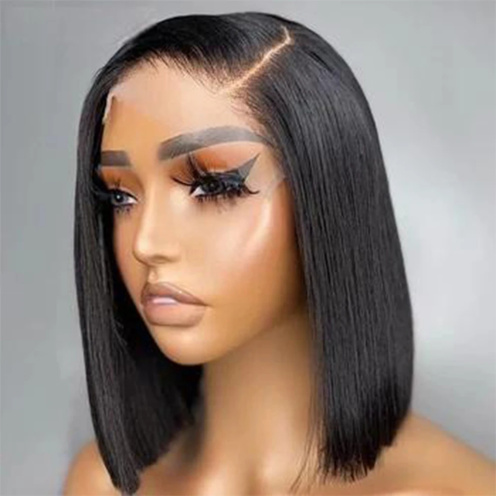 230% Density Straight Bob Wig Black Bone Straight Short Bob Wigs 13x4 4x4 Lace Front Wig 100% Human Hair Pre Plucked Wigs
230% Density Straight Bob Wig Black Bone Straight Short Bob Wigs 13x4 4x4 Lace Front Wig 100% Human Hair Pre Plucked Wigs