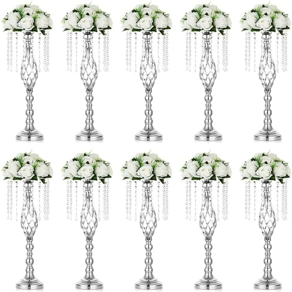 10 Pcs Silver Wedding Centerpieces Flower Stand Bathroom Decoration Home 21.7in/55cm Height Wedding Road Lead Flower Vases
10 Pcs Silver Wedding Centerpieces Flower Stand Bathroom Decoration Home 21.7in/55cm Height Wedding Road Lead Flower Vases
