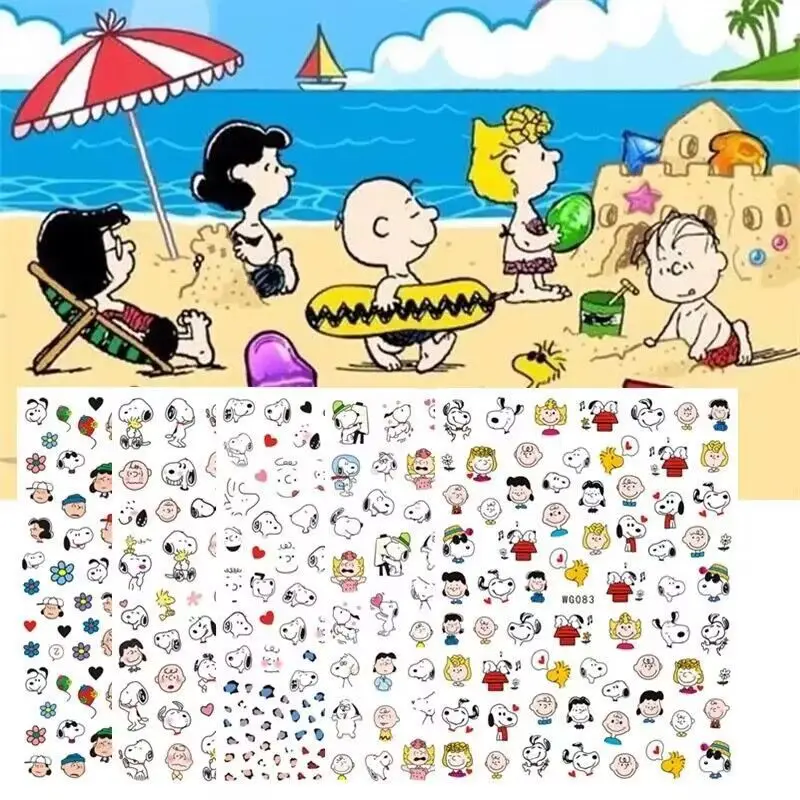 Cartoon Snoopy 3D Nail Stickers Press on Nails Peanut Cartoon Woodstock Nail Art Decoration Fun Anime Nail Art Decals
Cartoon Snoopy 3D Nail Stickers Press on Nails Peanut Cartoon Woodstock Nail Art Decoration Fun Anime Nail Art Decals