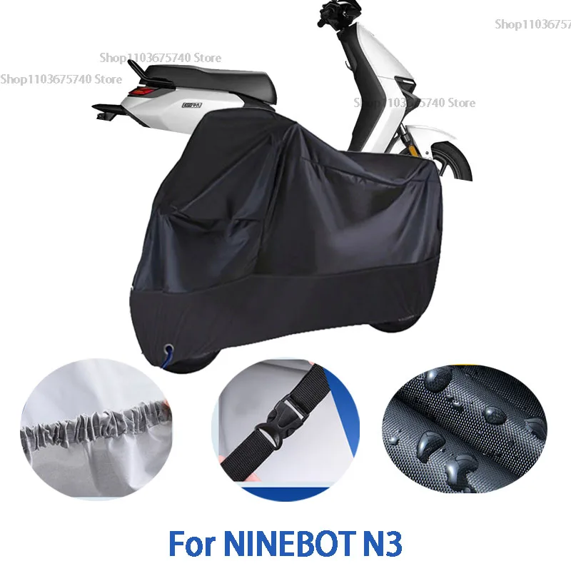 Полные чехлы для мотоцикла NINEBOT N3, автомобильные чехлы на открытом воздухе, защита от солнца, пыли, без ушей, утолщенные оксфордские чехлы, аксессуары
Полные чехлы для мотоцикла NINEBOT N3, автомобильные чехлы на открытом воздухе, защита от солнца, пыли, без ушей, утолщенные оксфордские чехлы, аксессуары