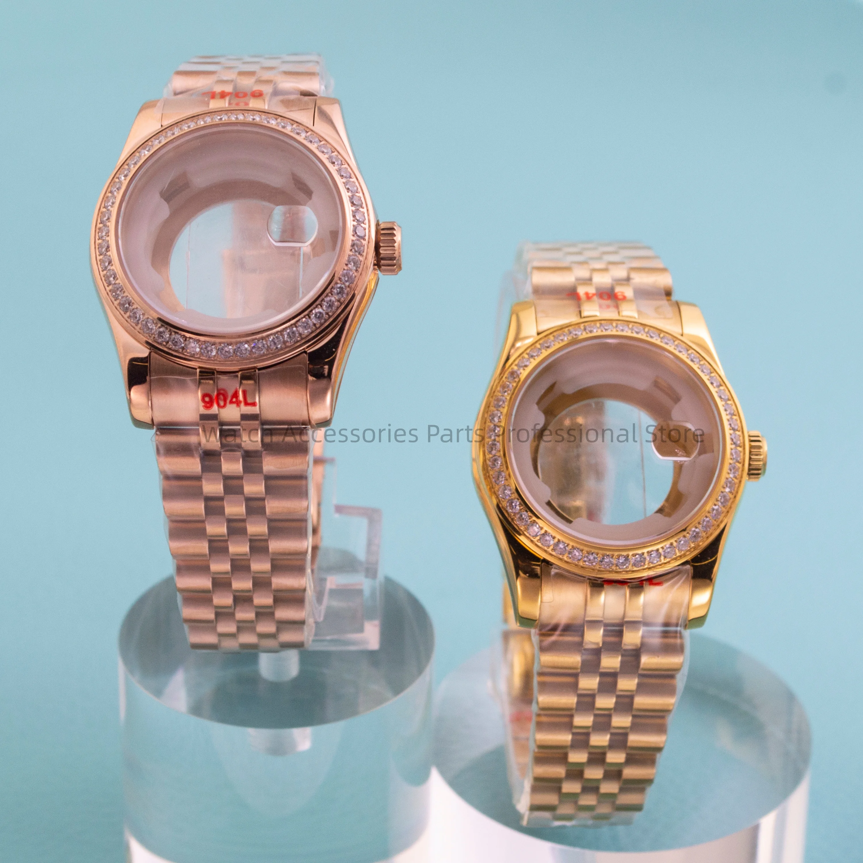 Women's Diamonds Watch Case NH05 Case Stainless Steel Sapphire Glass Watch Case For NH05 NH06 Movement 33mm ladies Watch Case
Women's Diamonds Watch Case NH05 Case Stainless Steel Sapphire Glass Watch Case For NH05 NH06 Movement 33mm ladies Watch Case