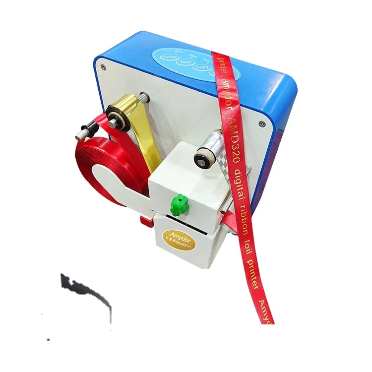 Computer Design AMD320 Digital Satin Ribbon Foil Printing Machine for Hot Stamping Gift Packaging
Computer Design AMD320 Digital Satin Ribbon Foil Printing Machine for Hot Stamping Gift Packaging