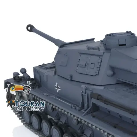 Toys Heng Long 1/16 7.0 German Panzer IV F2 Updated Version RC Tank 3859 Metal Tracks BBs Shoot Armored Battle Vehicles TH17398