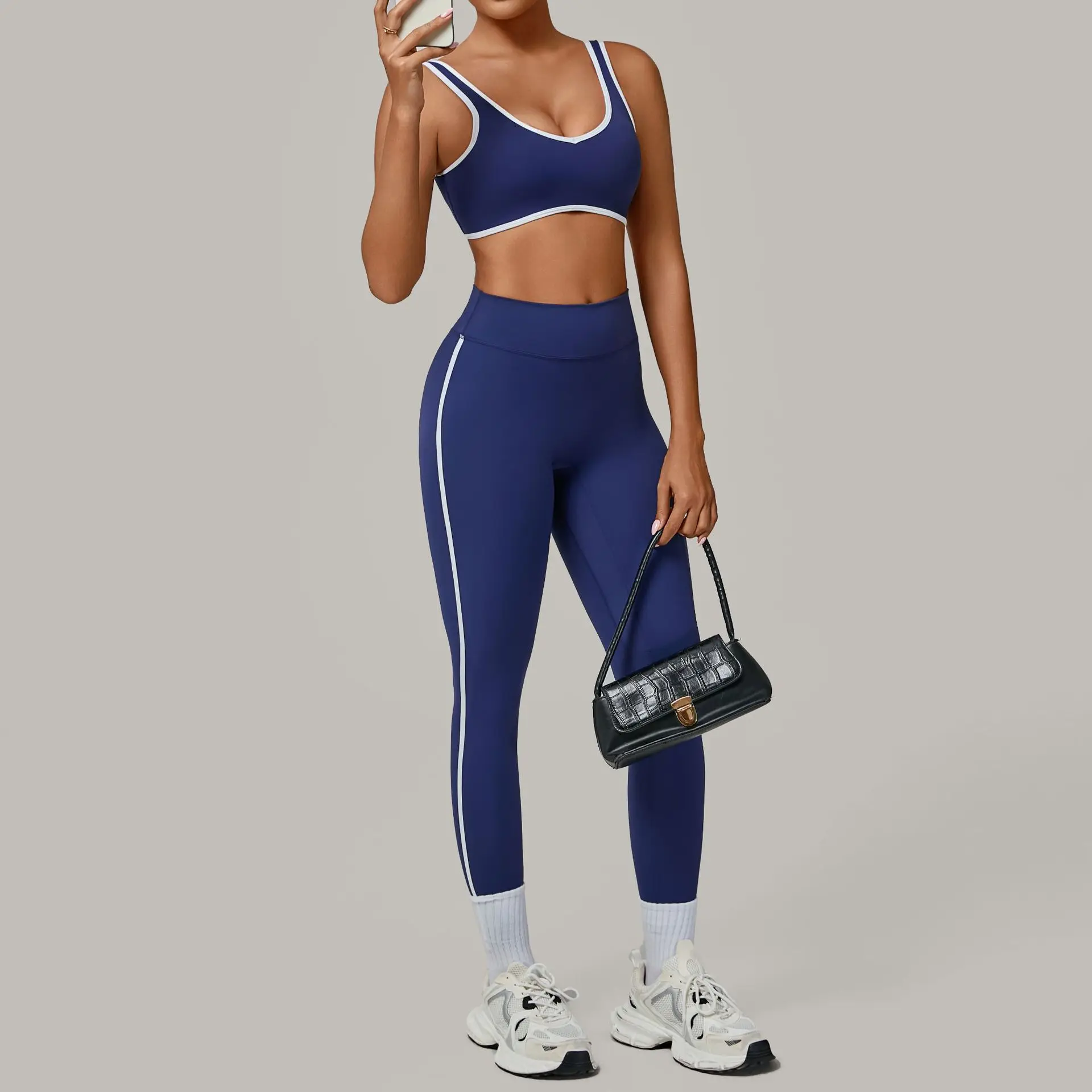 Yoga Set Women Sport Bra Gym Workout Legging High Waist Pant Fitness Active Wear Suit Quick Drying Sports Bra Athletic Gym Set
Yoga Set Women Sport Bra Gym Workout Legging High Waist Pant Fitness Active Wear Suit Quick Drying Sports Bra Athletic Gym Set