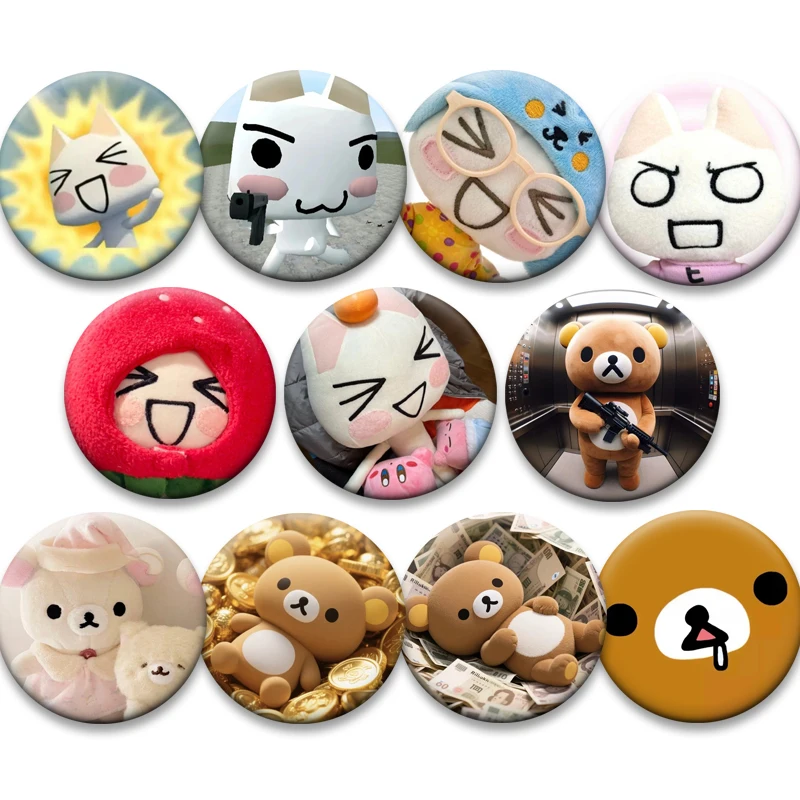 Rilakkuma Pear Pink Bow Rabbit Pins Toro Inoue Badge Funny Cute Round Creative Brooches for Backpack Clothes Gifts Accessorys
Rilakkuma Pear Pink Bow Rabbit Pins Toro Inoue Badge Funny Cute Round Creative Brooches for Backpack Clothes Gifts Accessorys