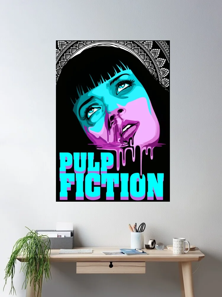 Pulp Fiction Movie Art Print Canvas Poster, Living Room Decor, Home Wall Picture
Pulp Fiction Movie Art Print Canvas Poster, Living Room Decor, Home Wall Picture