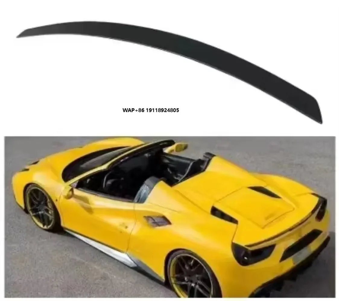 Novitec Spoiler Rear Wing for 488 High Quality Fast Delivery Rear Carbon Fiber Body Kits
Novitec Spoiler Rear Wing for 488 High Quality Fast Delivery Rear Carbon Fiber Body Kits