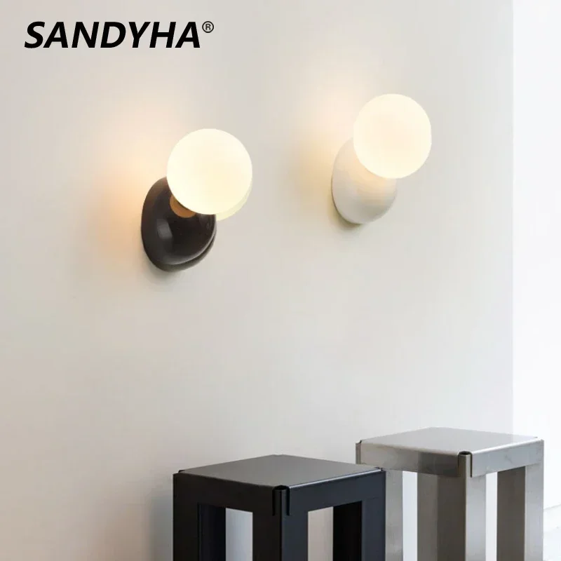 SANDYHA Modern Minimalist LED Wall Lamp Cream Bedside Light Bedroom TV Background Foyer Home Decoration Lighting Fixture
SANDYHA Modern Minimalist LED Wall Lamp Cream Bedside Light Bedroom TV Background Foyer Home Decoration Lighting Fixture