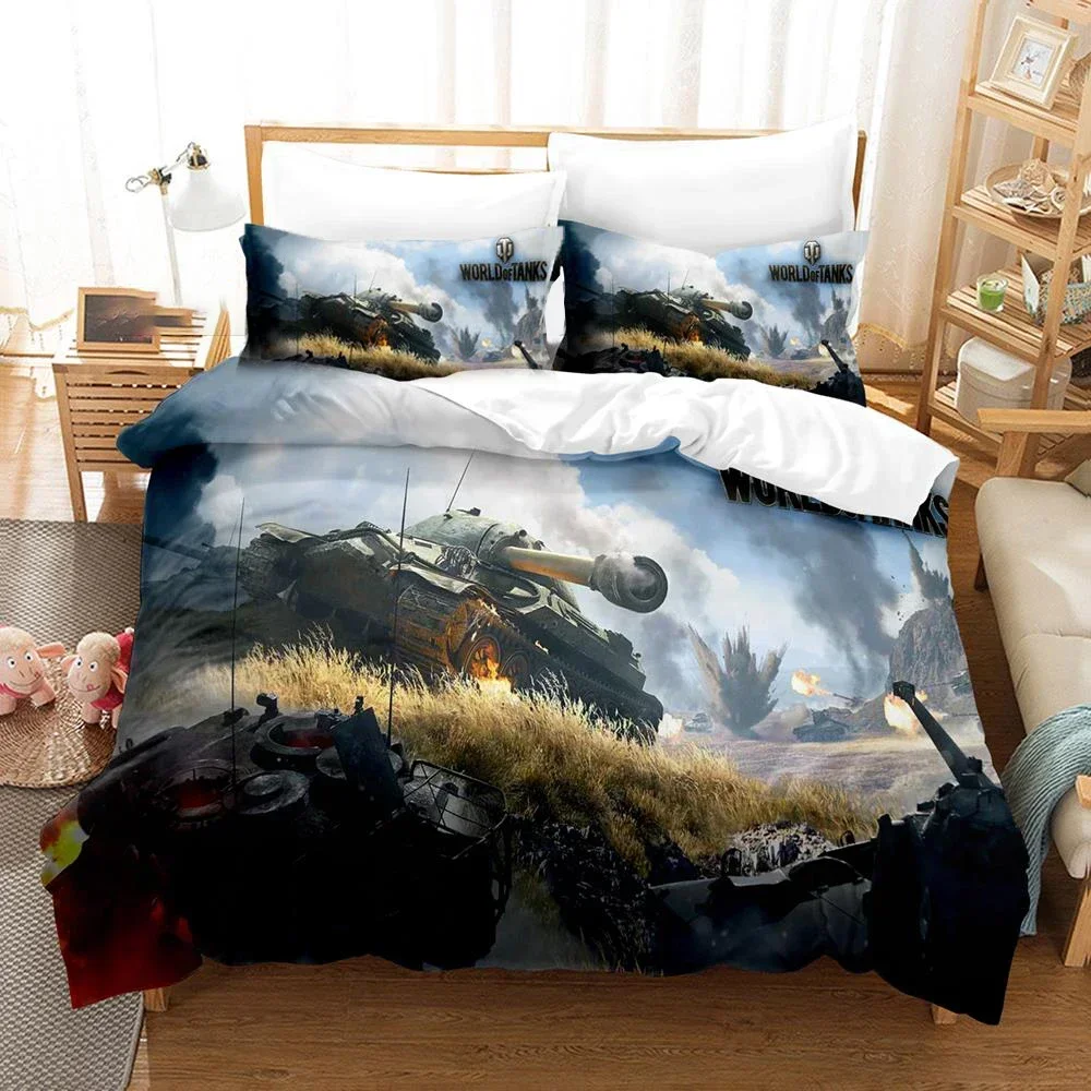 3D Printed World of Tank Game Bedding Set Single Twin Double Queen King Cal King Size Bed Linen Set
3D Printed World of Tank Game Bedding Set Single Twin Double Queen King Cal King Size Bed Linen Set
