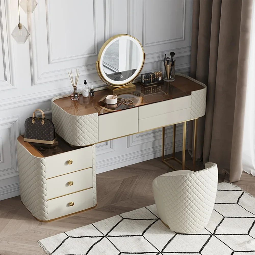 # l Luxury Bedroom Furniture Dressing Table With Mirror And Stool White Makeup Vanity Dresser Table With Led Mirror
# l Luxury Bedroom Furniture Dressing Table With Mirror And Stool White Makeup Vanity Dresser Table With Led Mirror