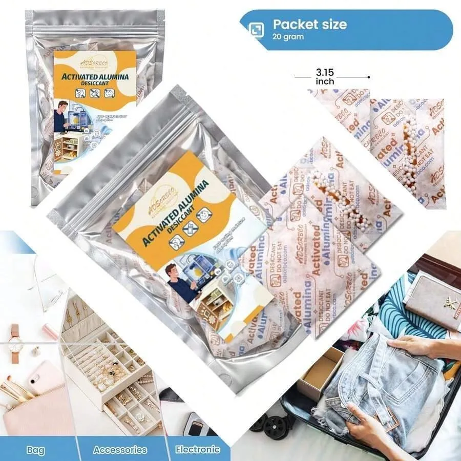 Activated Alumina Desiccant For 3D Printer Filament Drying, Storage and Dehumidifiers, High-Efficiency And Reusable
Activated Alumina Desiccant For 3D Printer Filament Drying, Storage and Dehumidifiers, High-Efficiency And Reusable