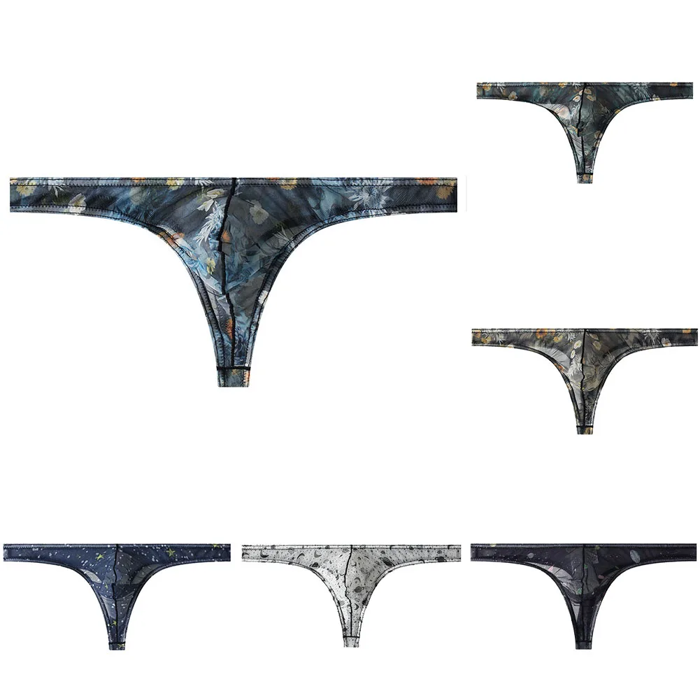 Мужские повседневные легкие сетчатые стринги с принтом, прозрачные, с низкой посадкой, с анатомическим мешочком, тонкие трусы-стринги с Т-образной спинкой
Мужские повседневные легкие сетчатые стринги с принтом, прозрачные, с низкой посадкой, с анатомическим мешочком, тонкие трусы-стринги с Т-образной спинкой