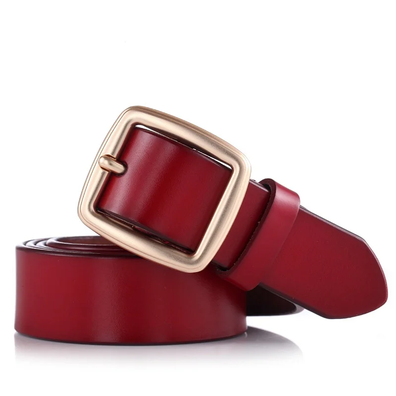Women's vintage leather belt imitation copper buckle pants belt Korean style cowhide leisure Women's belt
Women's vintage leather belt imitation copper buckle pants belt Korean style cowhide leisure Women's belt